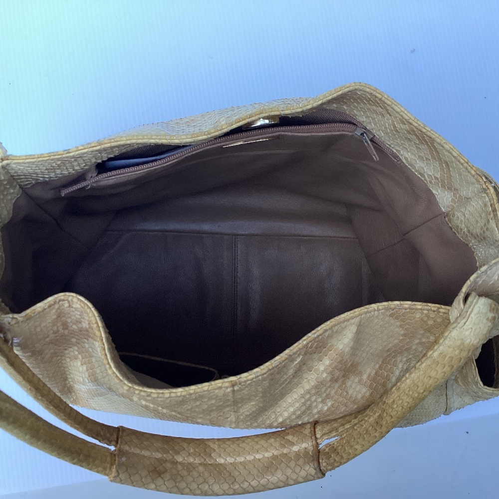 Finesse La Model Snakeskin Python Bag - image 6